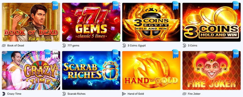 GAMES AND PROVIDERS