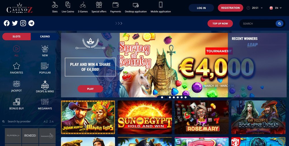 Casino-Z Bonus System