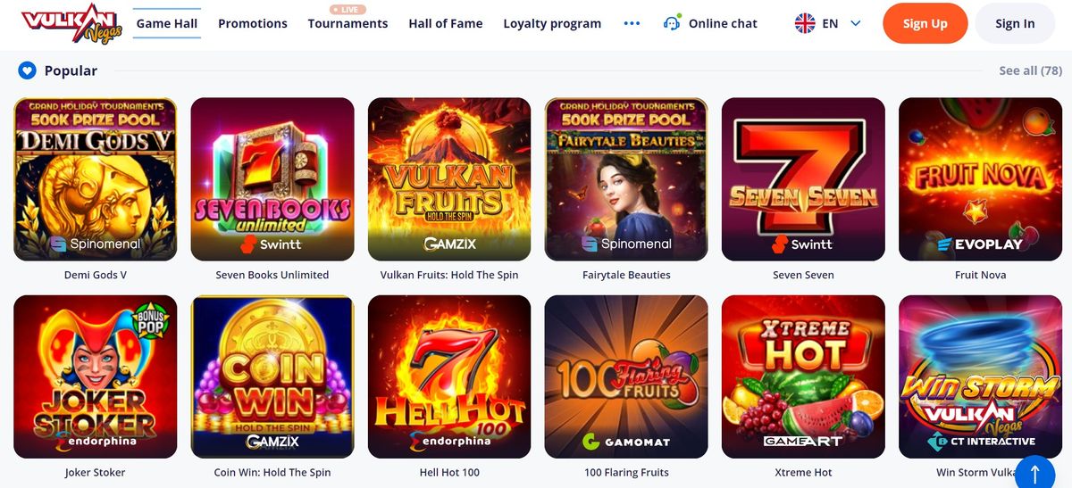 Vulkan Vegas Casino