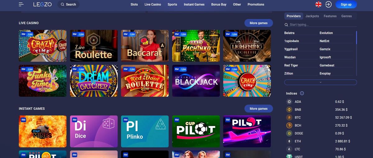 Legzo Casino